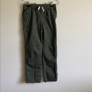 Boys green khakis
